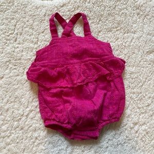 Embroidered Bubble Romper
